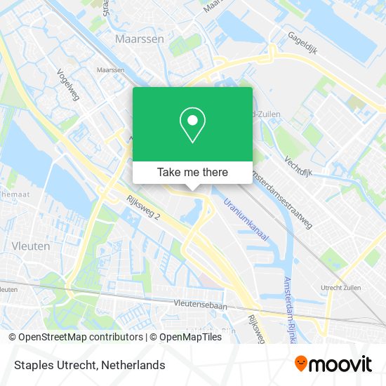 Staples Utrecht Karte