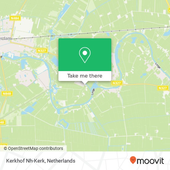 Kerkhof Nh-Kerk map