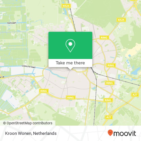 Kroon Wonen map