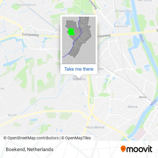 Boekend map