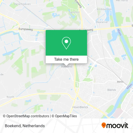 Boekend map