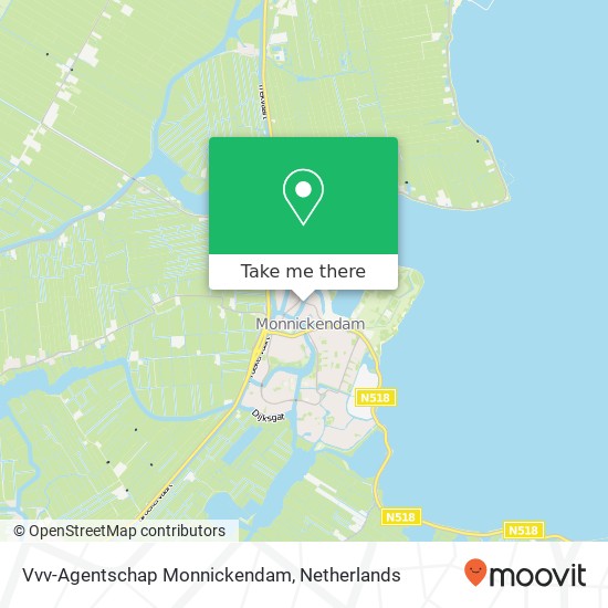 Vvv-Agentschap Monnickendam map