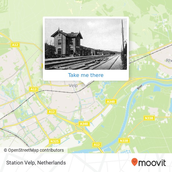 Station Velp Karte