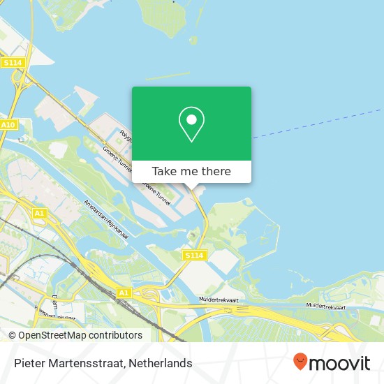 Pieter Martensstraat Karte
