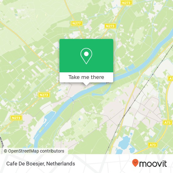 Cafe De Boesjer map