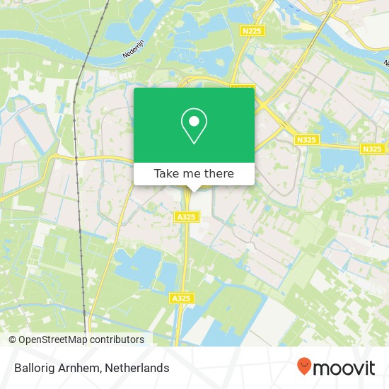 Ballorig Arnhem map