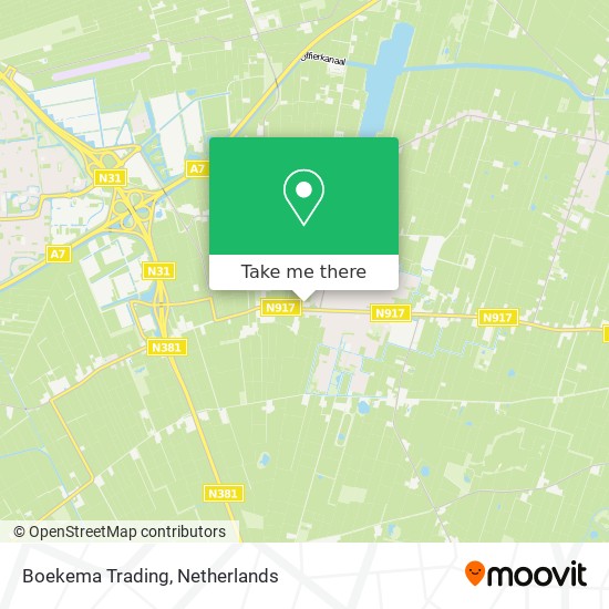 Boekema Trading map