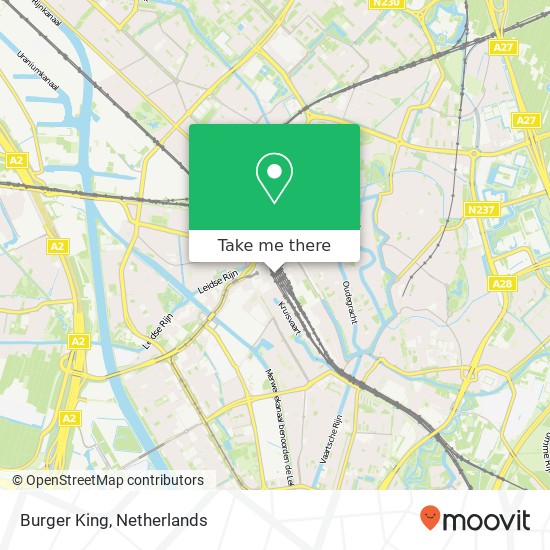 Burger King map