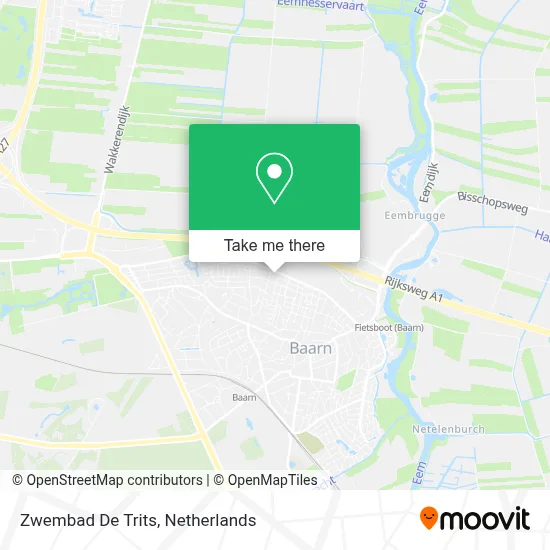 Zwembad De Trits map