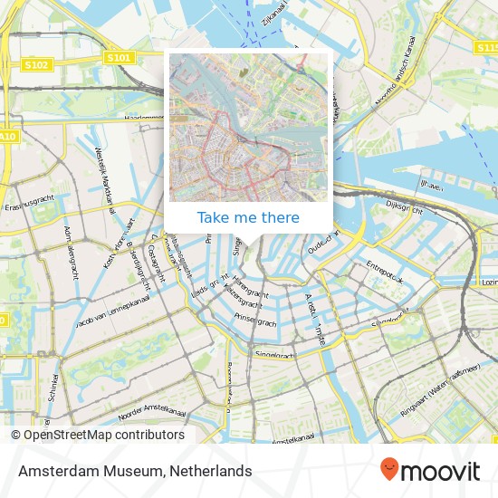 Amsterdam Museum map