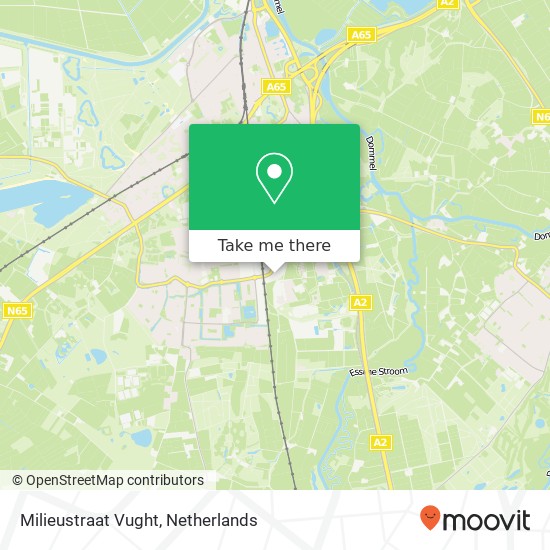 Milieustraat Vught map