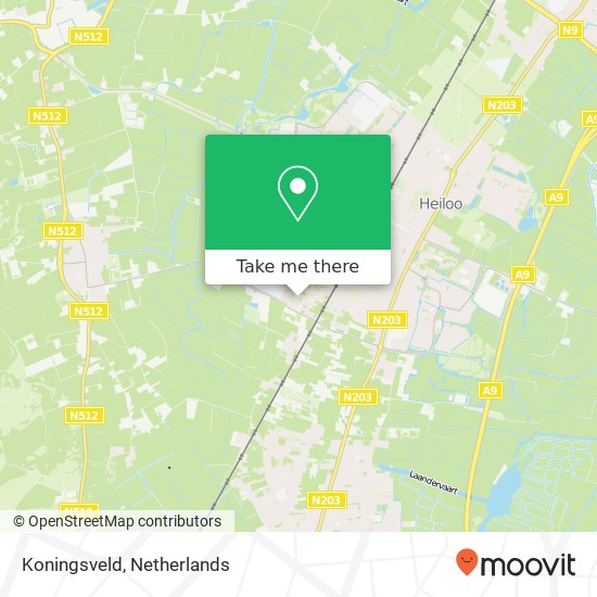 Koningsveld map