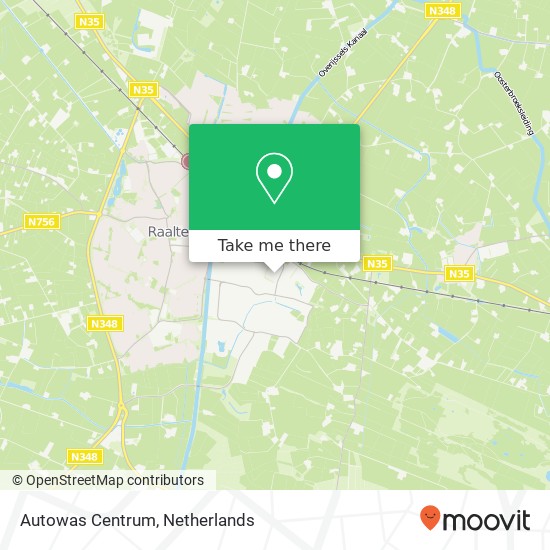 Autowas Centrum map