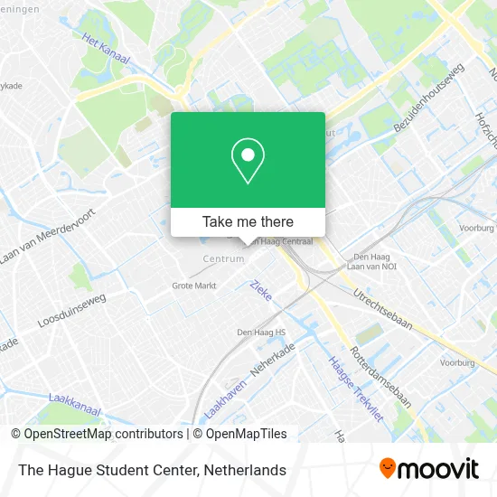 The Hague Student Center map
