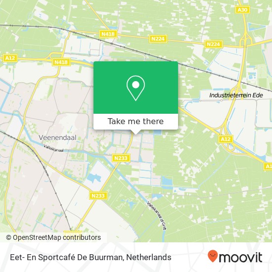 Eet- En Sportcafé De Buurman map