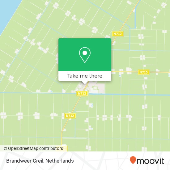 Brandweer Creil map