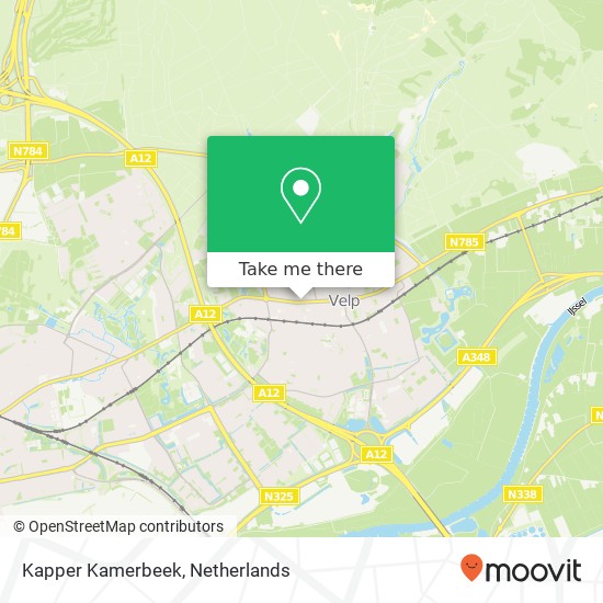 Kapper Kamerbeek map