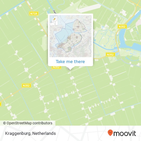 Kraggenburg Karte
