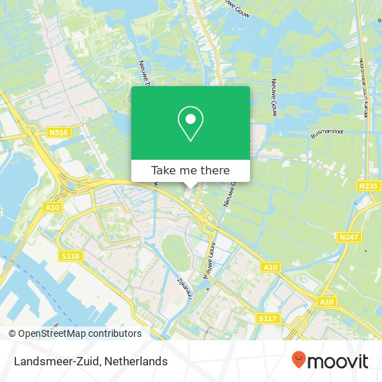 Landsmeer-Zuid map