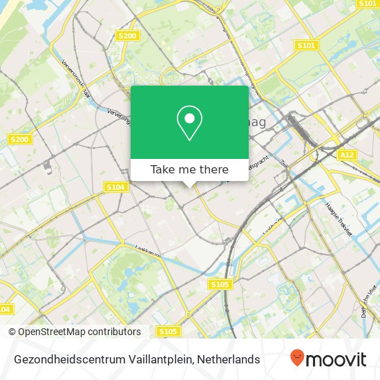 Gezondheidscentrum Vaillantplein map