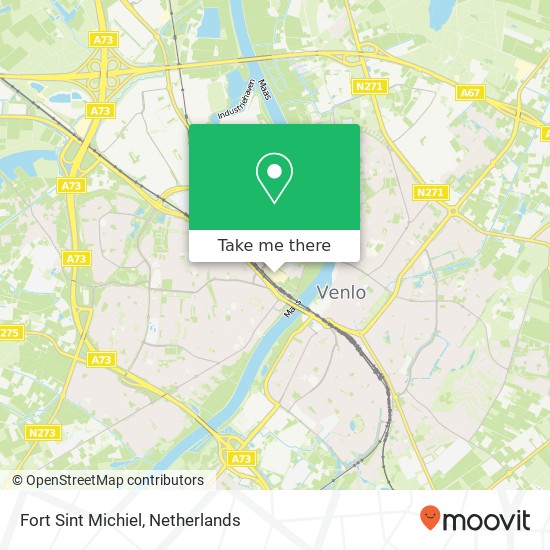 Fort Sint Michiel map