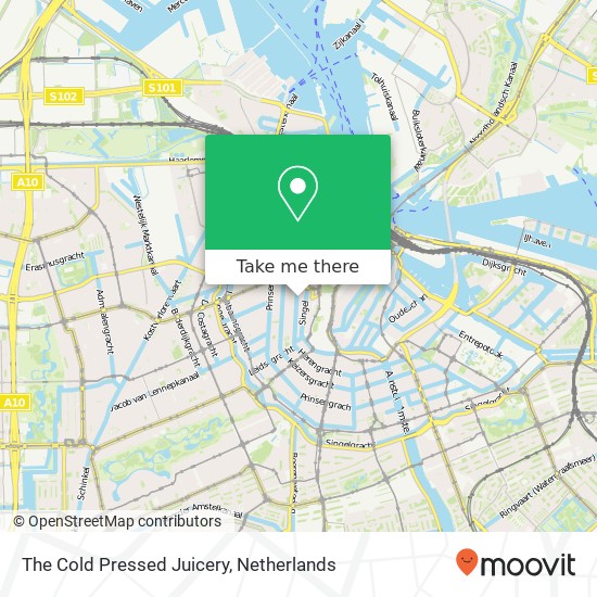 The Cold Pressed Juicery map