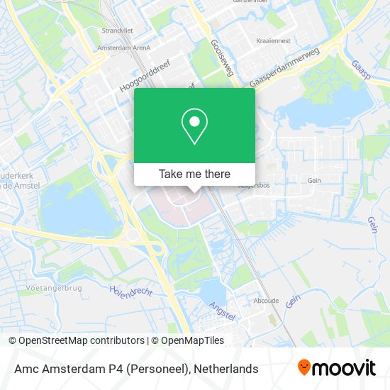 Amc Amsterdam P4 (Personeel) map