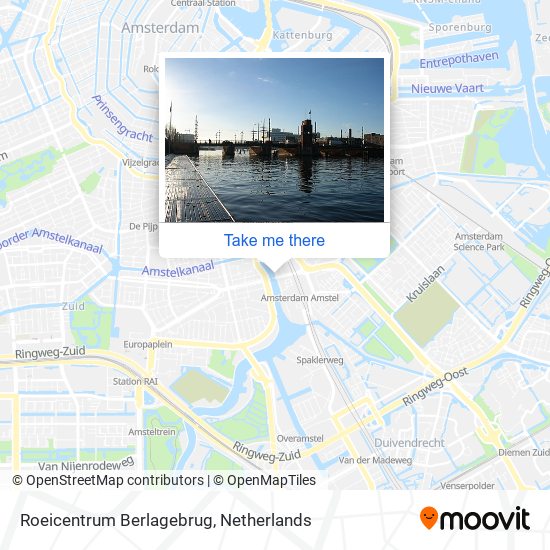 Roeicentrum Berlagebrug map