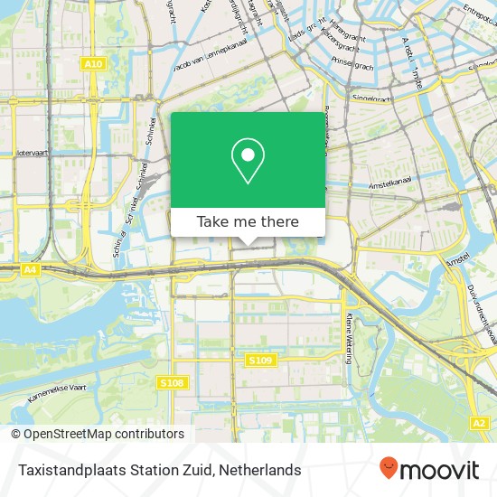 Taxistandplaats Station Zuid map