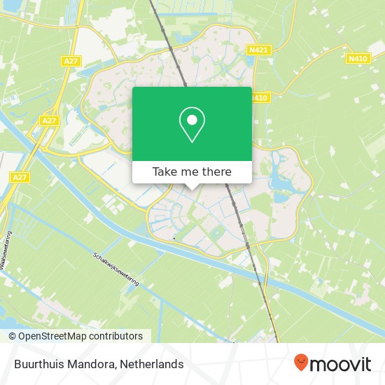 Buurthuis Mandora map