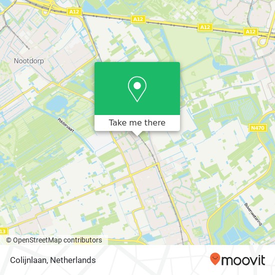 Colijnlaan map