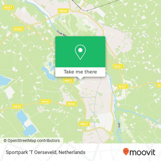 Sportpark 'T Oerseveld map