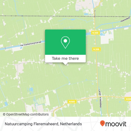 Natuurcamping Fleremaheerd Karte