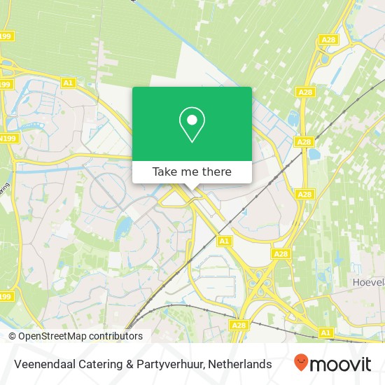 Veenendaal Catering & Partyverhuur map