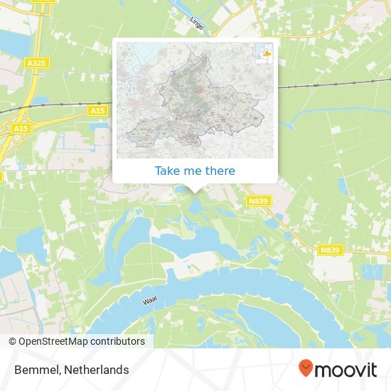 Bemmel map