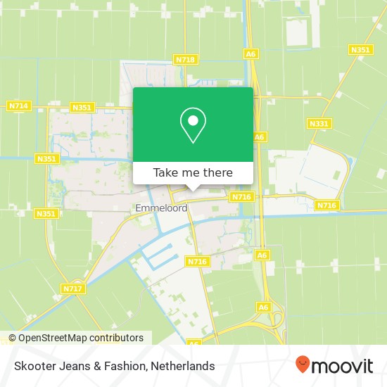 Skooter Jeans & Fashion map