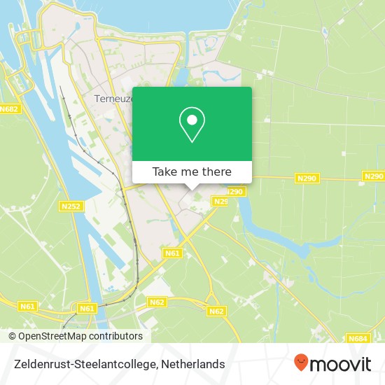 Zeldenrust-Steelantcollege map