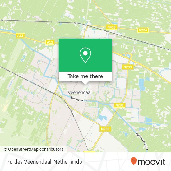 Purdey Veenendaal map