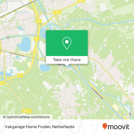 Vakgarage Harrie Foolen map