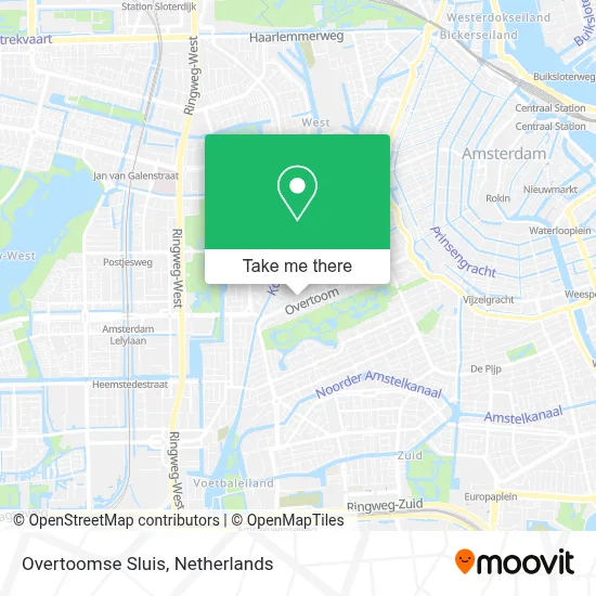 Overtoomse Sluis map