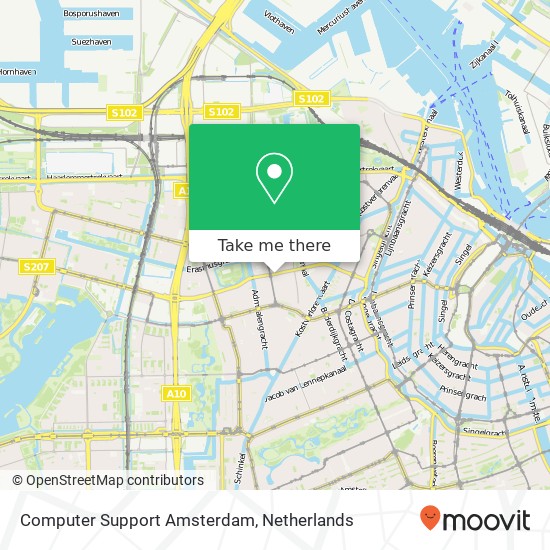 Computer Support Amsterdam Karte
