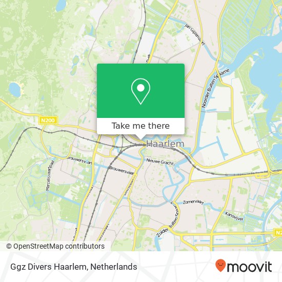 Ggz Divers Haarlem map