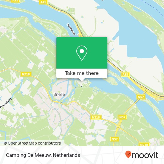 Camping De Meeuw map