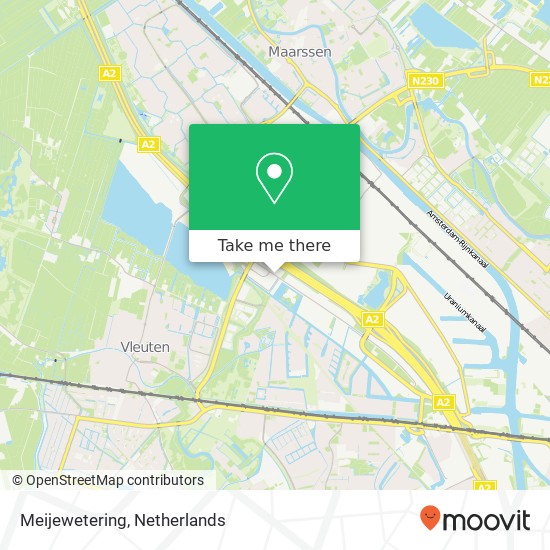 Meijewetering map