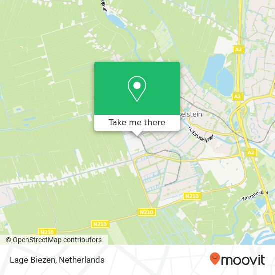 Lage Biezen map