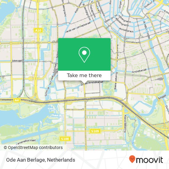 Ode Aan Berlage map