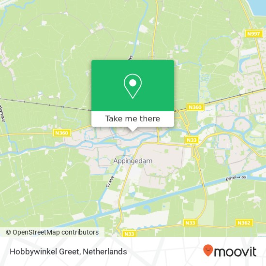 Hobbywinkel Greet map