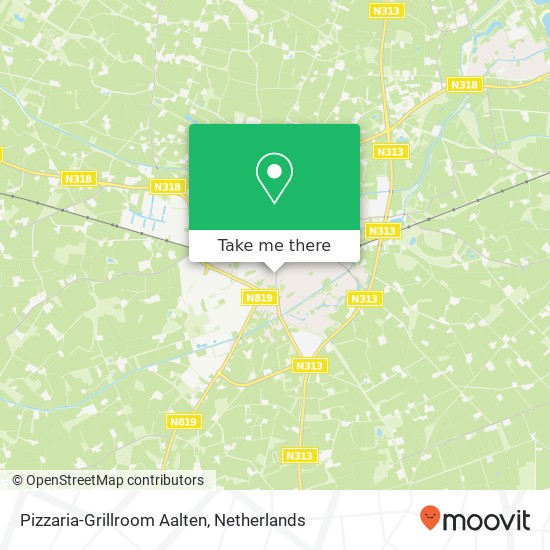 Pizzaria-Grillroom Aalten map