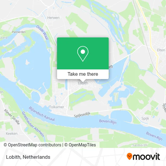 Lobith map