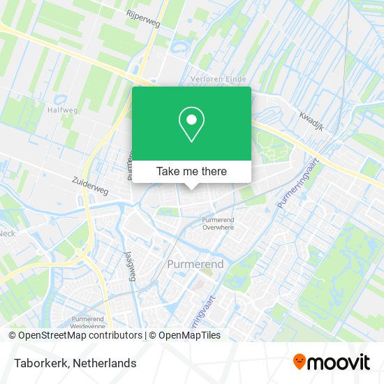 Taborkerk map